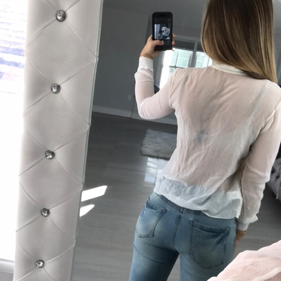 Ruffle button down - Picture 5 of 8